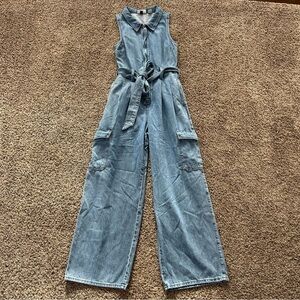 Universal Thread Blue Denim Overalls